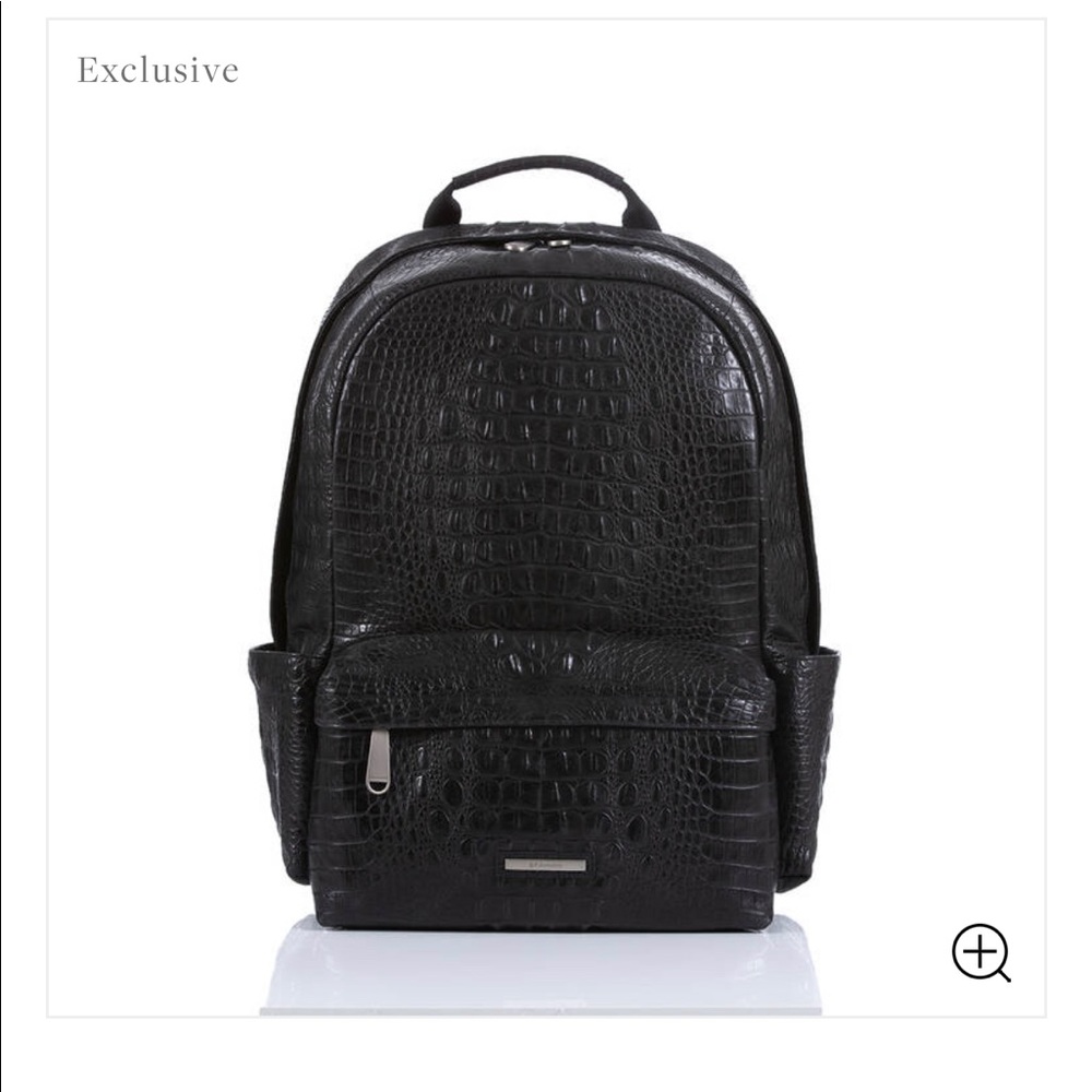 NWT black Brahmin backpack!  Purchased as final sale from 1 day sale!  Too big!